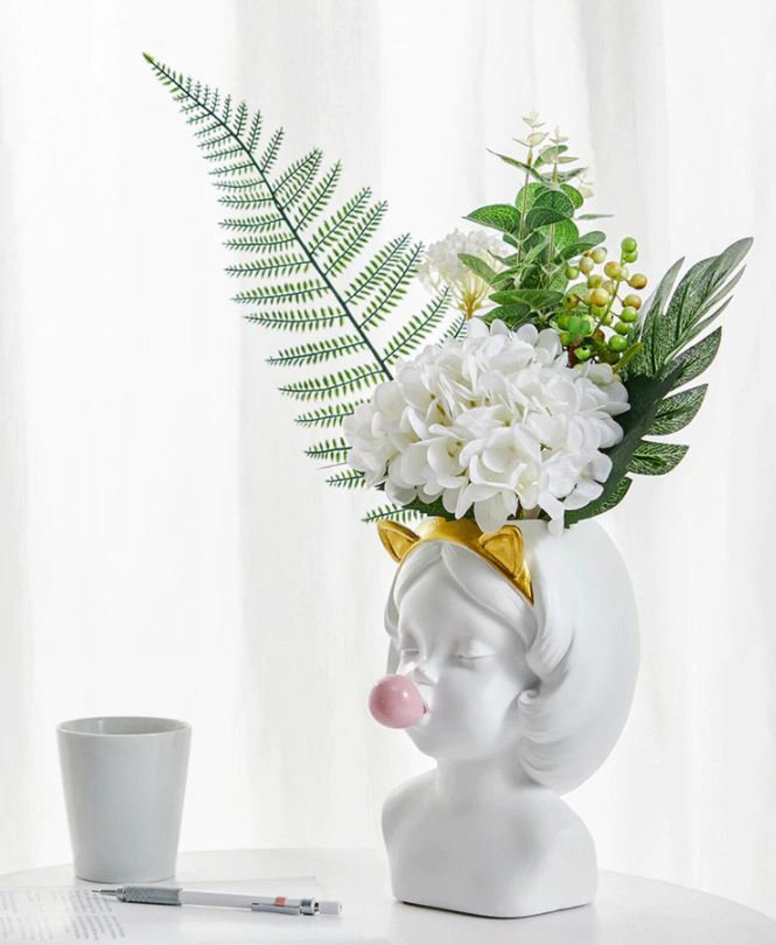 Stylish Vinyl Vase